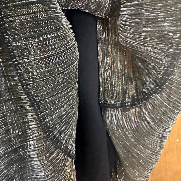 A LOVES A Girls Gold Black Tiered Dress Size Medium M 8/10 - Picture 6 of 8